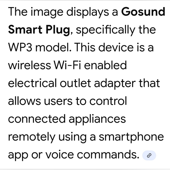 White Smart Plug with Power Button - Picture 7 of 7